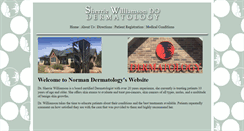 Desktop Screenshot of normanderm.com