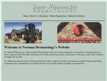 Tablet Screenshot of normanderm.com